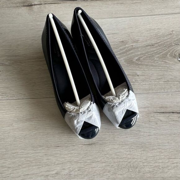 Bandolino Tad Dress Wedge 3 Medium Blue Size 5.5 NWT IN BOX - Picture 6 of 10